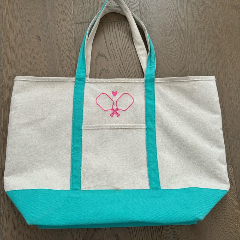 Pickleball canvas tote bag. Used for a month.